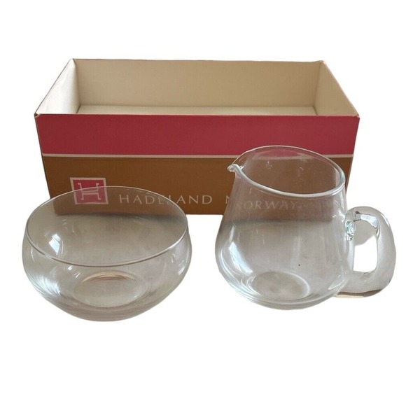 Hadeland Norway Mid Century Glasses ( set of 2) in Original Box Collectible - Picture 1 of 9
